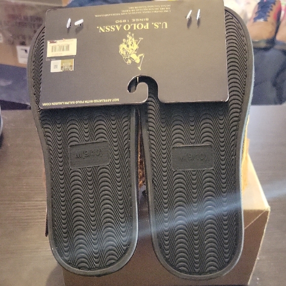 Polo Ralph Lauren Klarence Scuff Slippers in the color "Snuff" Mens 9/10 NWT - Picture 3 of 3